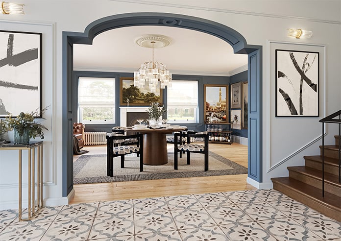 Pavia Voile, Cream Breeze - Motorised Roman Blind - Image 6